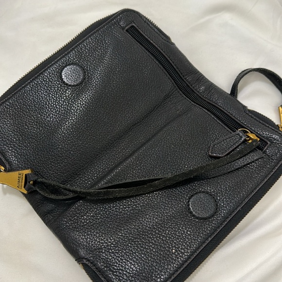 Aimee Kestenberg Pony Hair Cheetah Print/Leather Zip Wallet -Excellent Condition - Picture 6 of 9